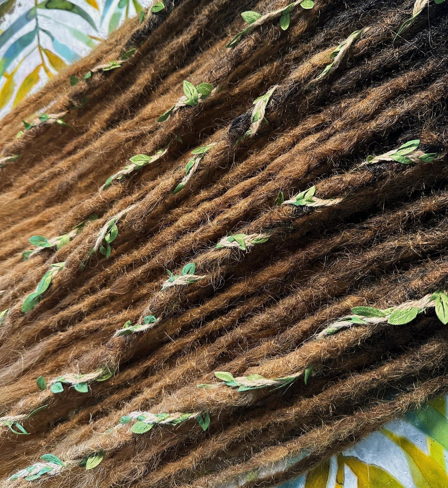 Full set of custom single locs - any colour available