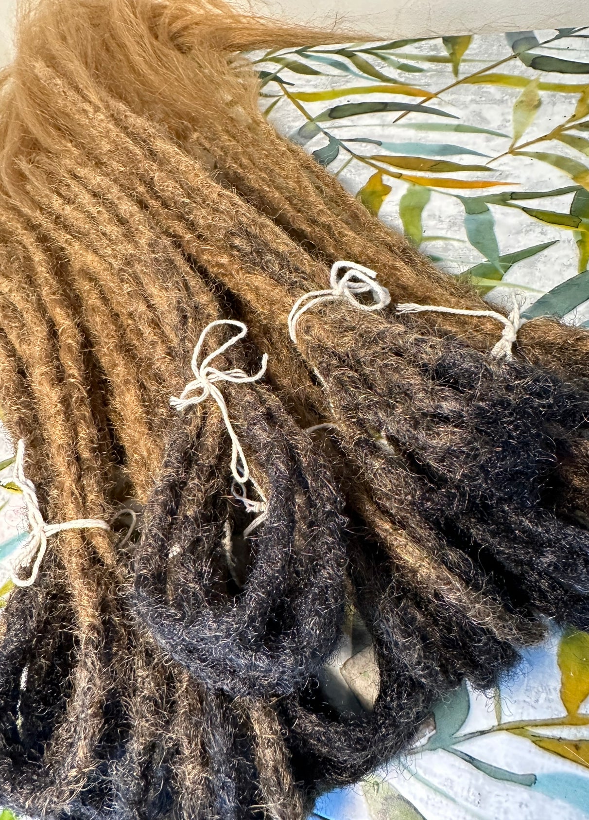 Full set custom double locs - any colour available