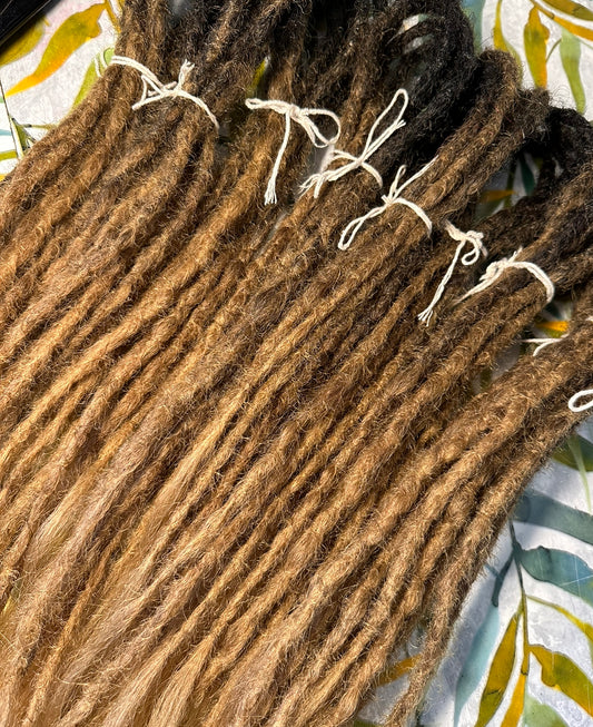 Full set custom double locs - any colour available